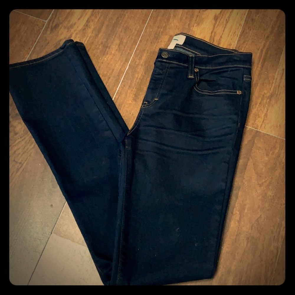 J Crew boot cut dark jeans size 26. NWT